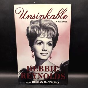 Genuine Authentic Debbie Reynolds Signed Autographed Book "Unsinkable A Memoir"